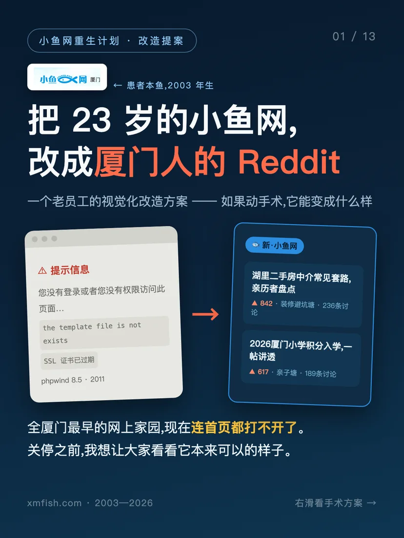 小鱼网重生计划 · 改造提案 第 1/13 图